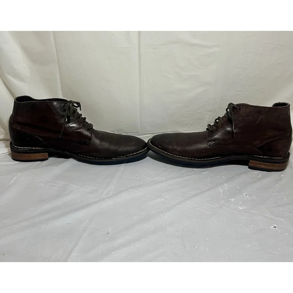 Cole Haan Canton Brown Leather Chukka Ankle Boot C11858 Mens 12 M Excellent_13